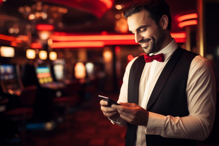 Filipino player checking VIP status and rewards on a mobile device